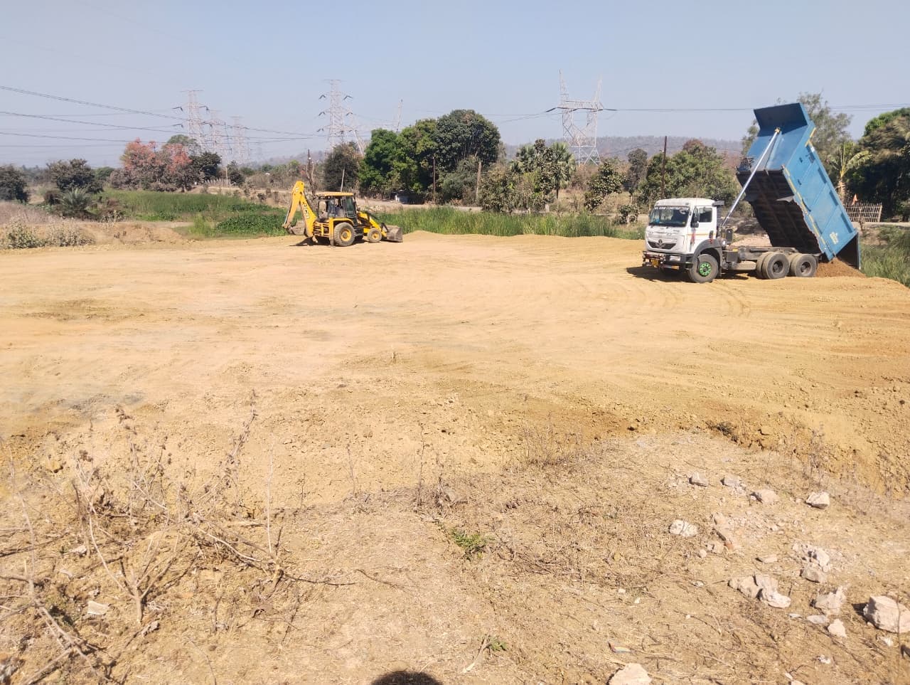 Construction site overview