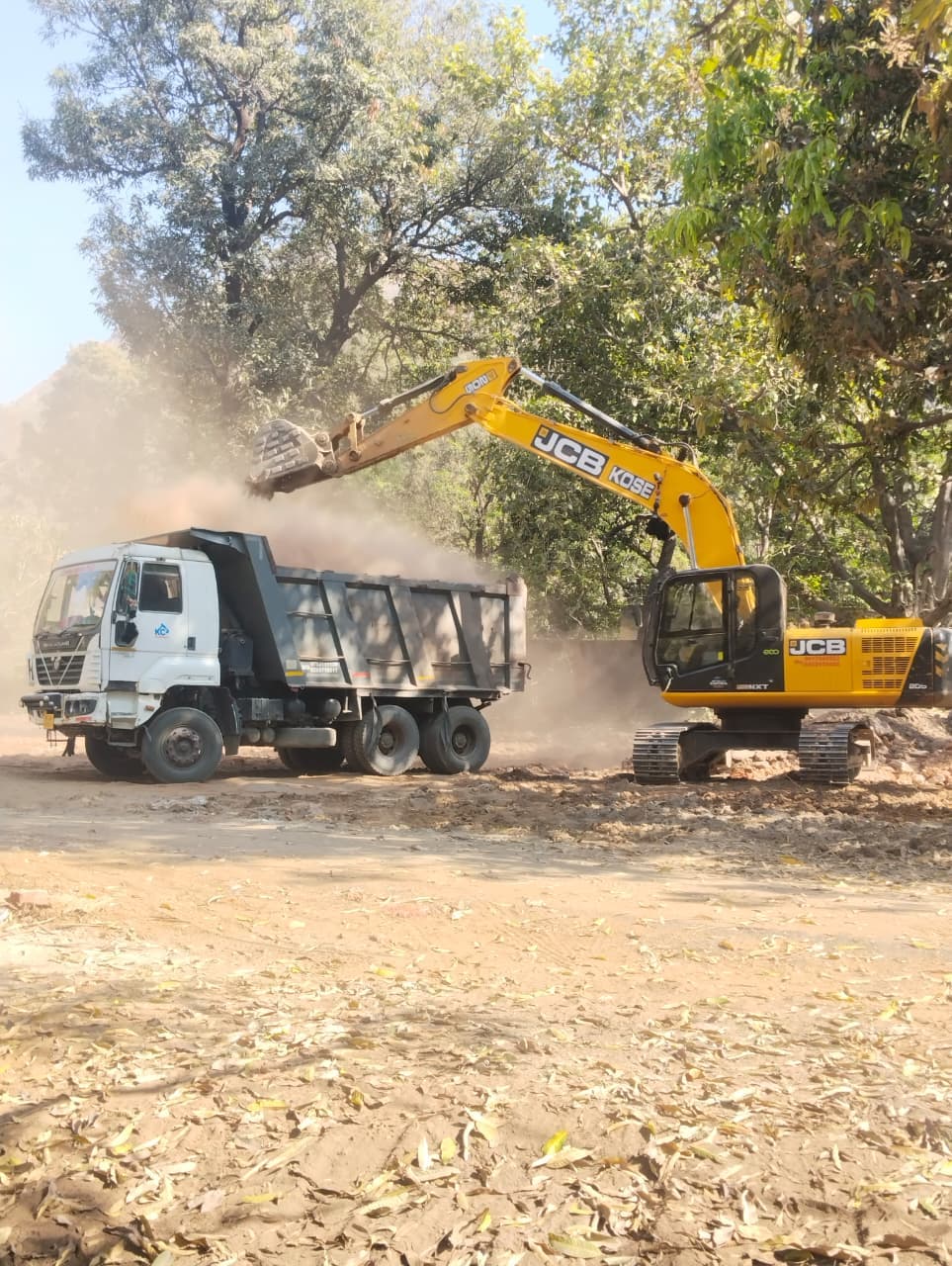Modern construction equipment