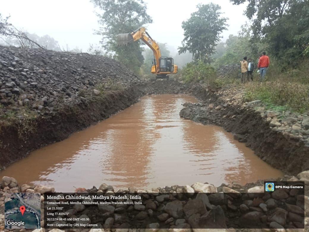 Talab and pond construction work