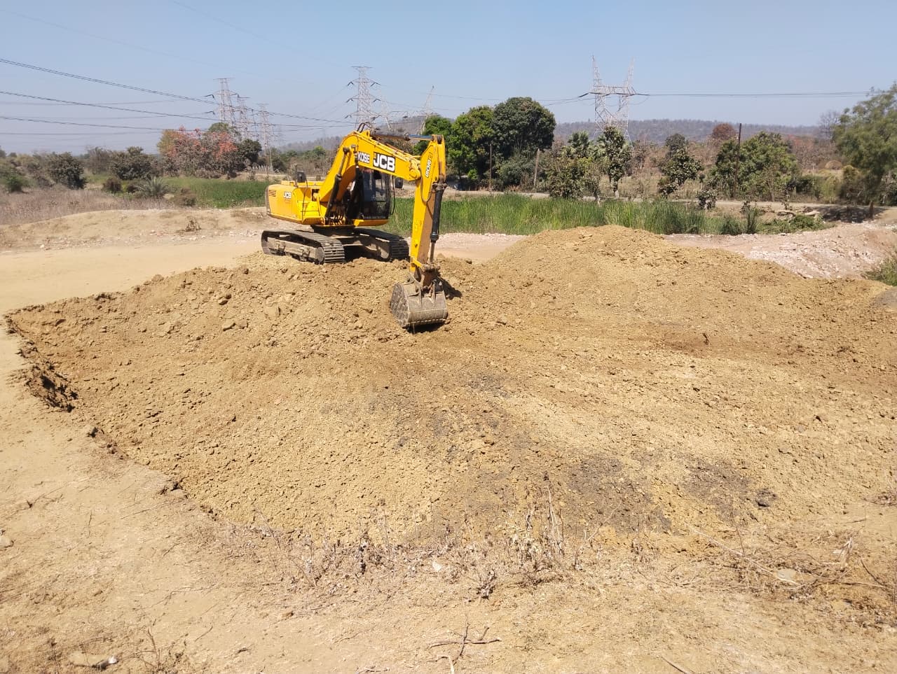 Land leveling and site preparation work